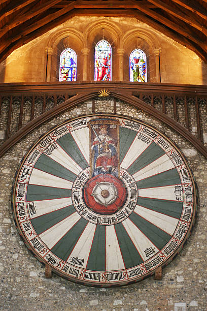 istock King Arthur's round table on temple wall in Winchester 535481729