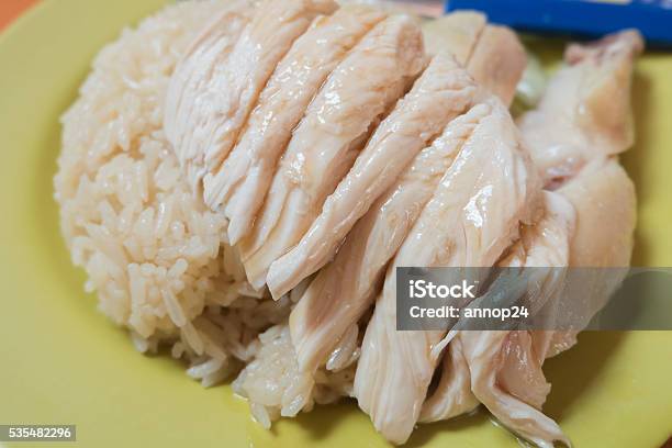 Chicken Rice In Singapore Stock Photo - Download Image Now - Singapore, Chicken - Bird, Chicken Meat