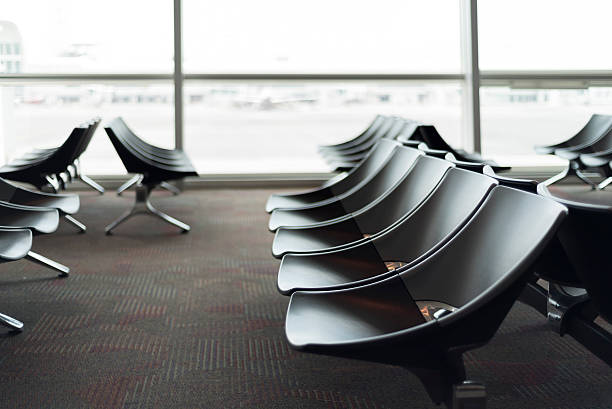 istock Hi-key business seats in the waiting hall 535482930
