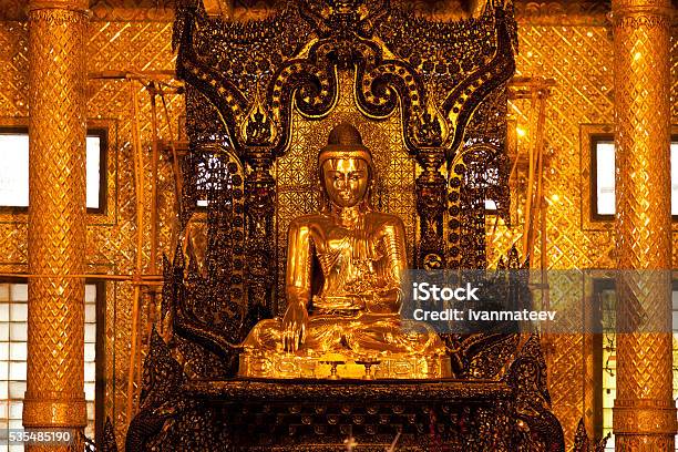 Inside Botataung Pagoda Yangon Stock Photo - Download Image Now - Buddha, Buddhism, Cultures