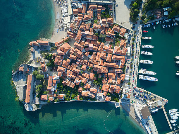 istock Aerial View of Old Budva in Montenegro. 535486230
