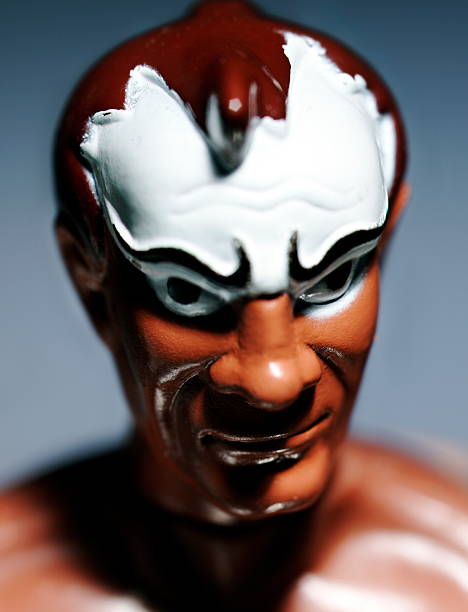 istock Plastic Figurine of a Professional Wrestler 535488579