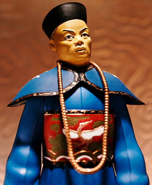 Plastic Figurine of  a Chinese Man