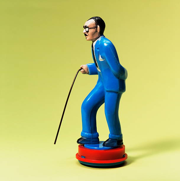 istock Man in Blue Suit and Cane 535488735
