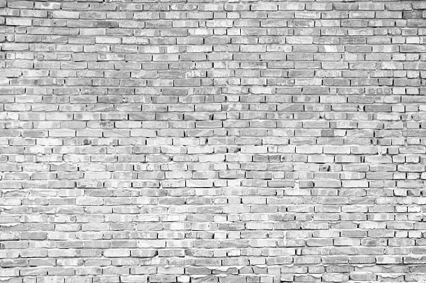 istock Grunge old brick wall background with copy space monochrome 535489014