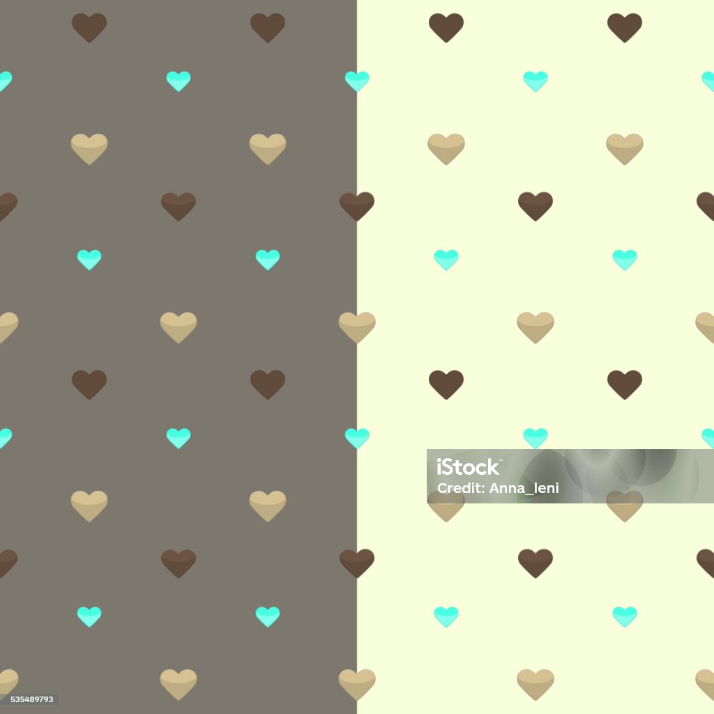 Two Heart Pattern Seamless Heart Pattern Two Colours Stock Illustration - Download Image ...