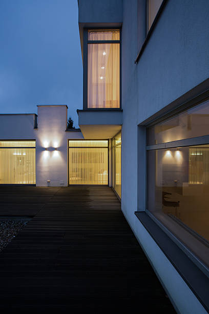 istock House terrace in the evening 535492467