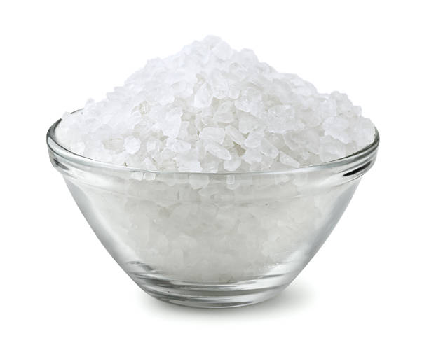 sal - salt ingredient rough food fotografías e imágenes de stock
