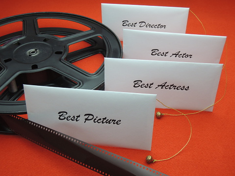 Envelopes with winners for a movie award