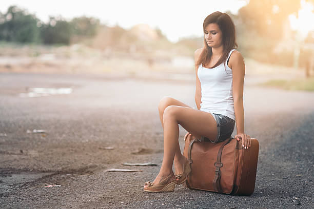 istock Beautiful traveller girl 535494749