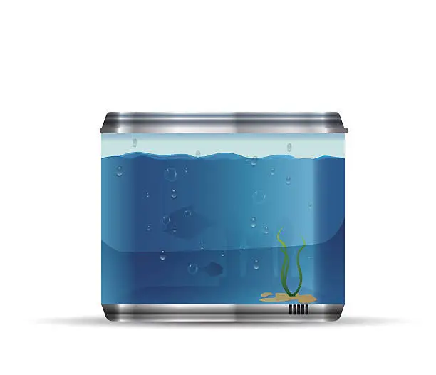 Vector illustration of Vector aquarium