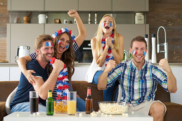 istock cheering french soccer fans 535498758