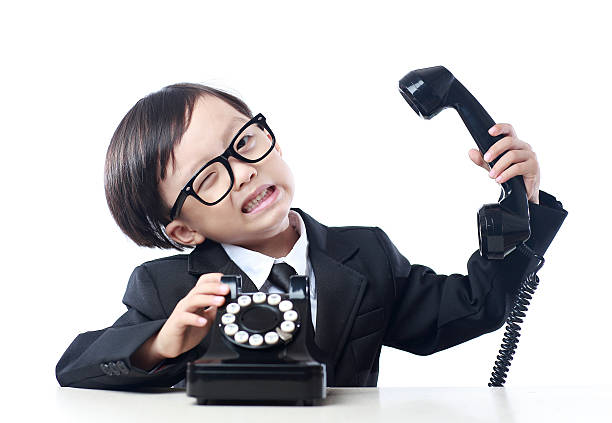 istock Child Businessman Working at the Office 535498950