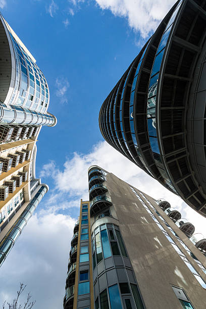 istock Directly below shot of buildings 535500336