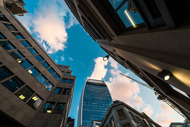 istock Bottom view of buildings, London 535501372