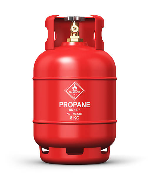 istock Liquefied propane industrial gas container 535505410