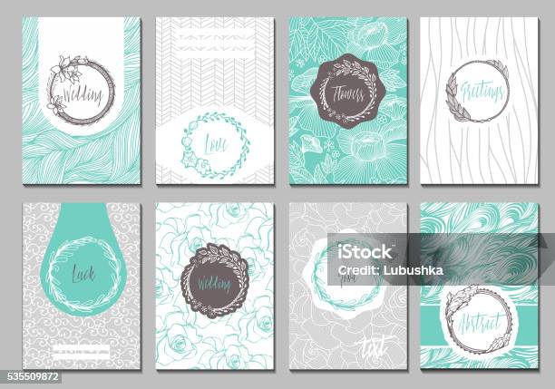 Banner Creative Cards Stock Illustration - Download Image Now - Black And White, Elegance, Flower