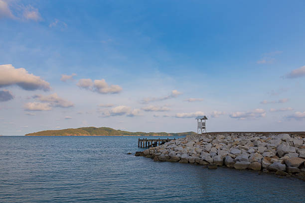 istock Rocky walkway leading to ocean 535511160