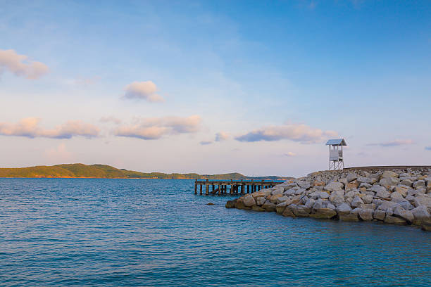istock Lifeguard observation tower station over the sea 535513014