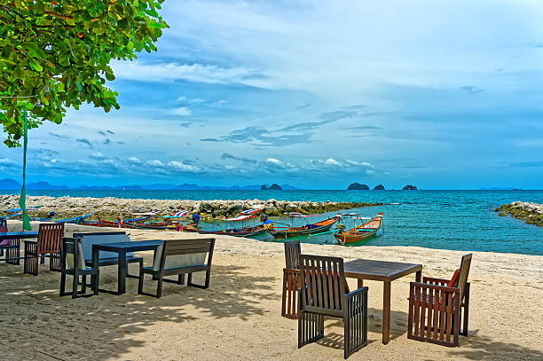 istock Boats on the shore of Thailand 535513549