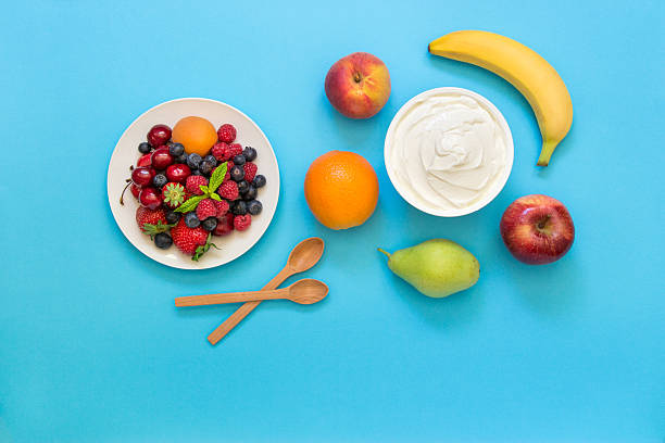 istock Yogurt and fruits, berries as an ingredients. 535514114