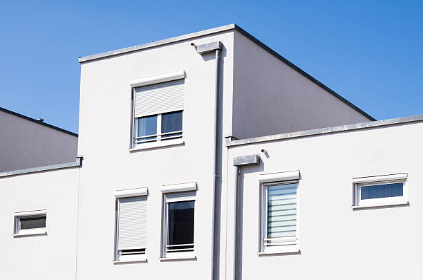 plattenbau moderna - plattenbau homes architectural detail architecture and buildings fotografías e imágenes de stock