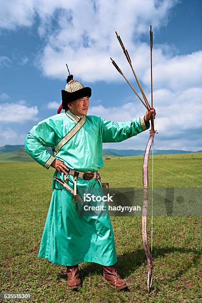 Mongolian Archer Stock Photo - Download Image Now - Independent Mongolia, Naadam Festival, Mongolian Ethnicity
