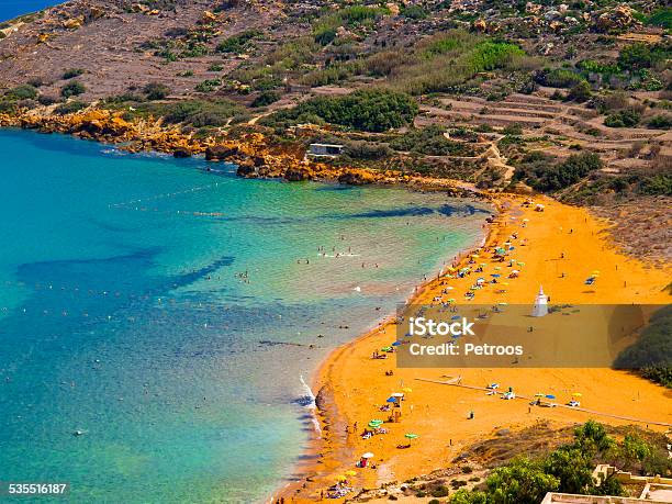 Foto de Vista De Ramla Bay Gozo Em Malta e mais fotos de stock de Malta - Malta, Gozo - Malta, Baía