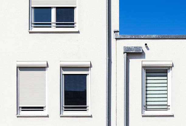 plattenbau moderna - plattenbau homes architectural detail architecture and buildings fotografías e imágenes de stock