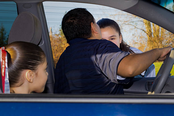 istock Father Sends Daughter Off To Martial Arts Practice 535517083