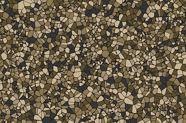 Stone pavement background vector art illustration