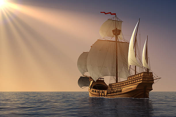 istock Caravel In Rays Of the Sun 535518252