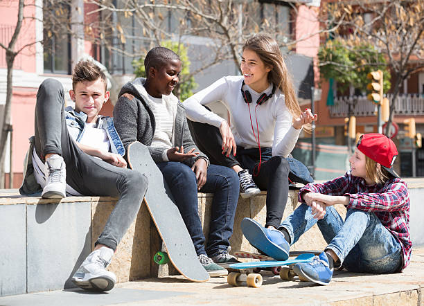 istock teens spending time together  in sunny day 535518498