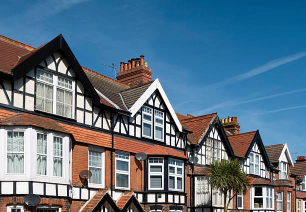 istock Row of Victorian houses 535521656