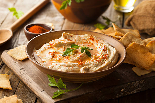 istock Healthy Homemade Creamy Hummus 535535483