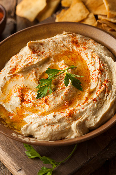 istock Healthy Homemade Creamy Hummus 535535491