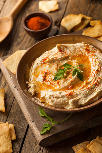 istock Healthy Homemade Creamy Hummus 535535495