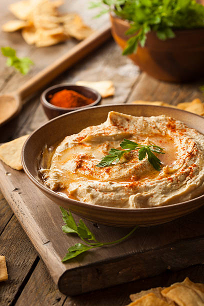 istock Healthy Homemade Creamy Hummus 535535497