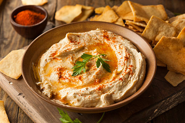 istock Healthy Homemade Creamy Hummus 535535499