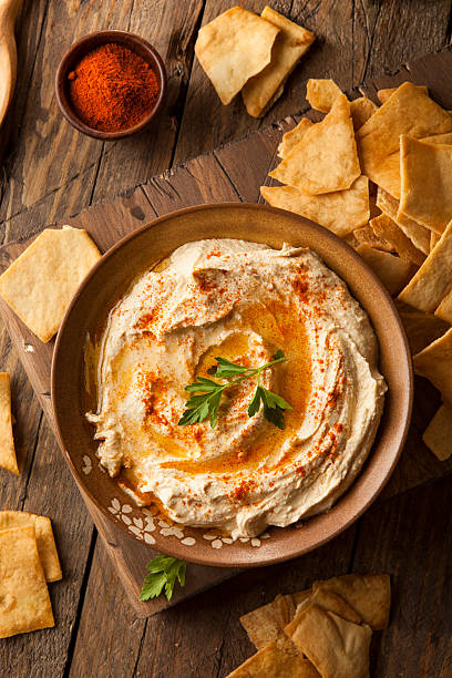 istock Healthy Homemade Creamy Hummus 535535503