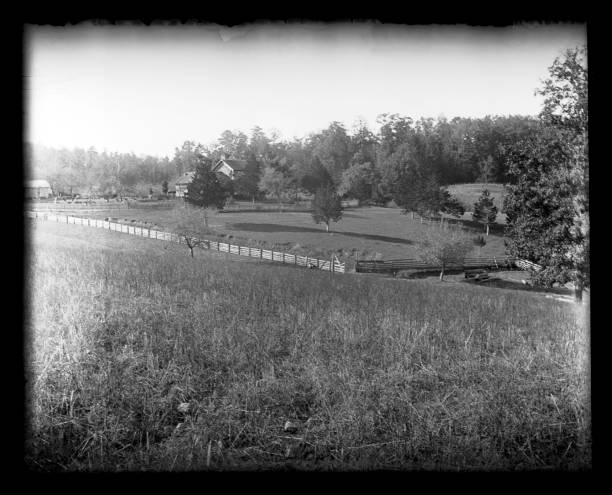 Farm and Farmhouse, Circa 1890
