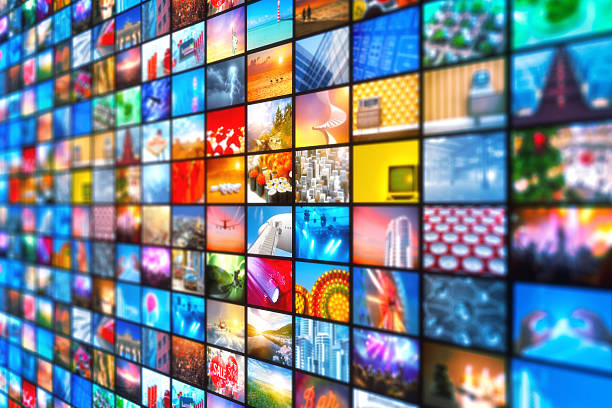 istock Media entertainment broadcasting video images 535536229