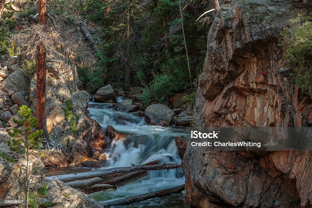Big Thompson River at "The Pool" The Big Thompson River at an area called "The Pool." 2015 Stock Photo