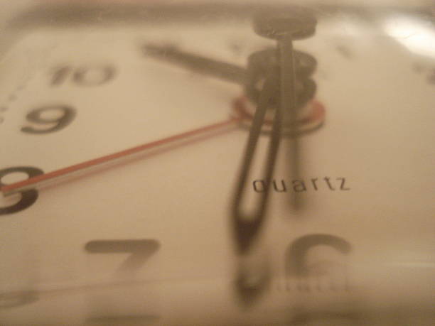 Tic without tac Hands of a clock tarde stock pictures, royalty-free photos & images