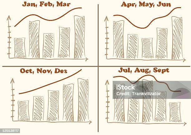 Annual Analysis Stock Illustration - Download Image Now - Computer Graphic, Finance, 2015