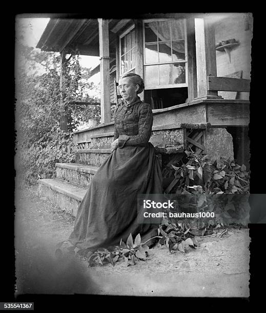 The Farmers Wife Circa 1890 Stock Photo - Download Image Now - Women, History, 19th Century Style