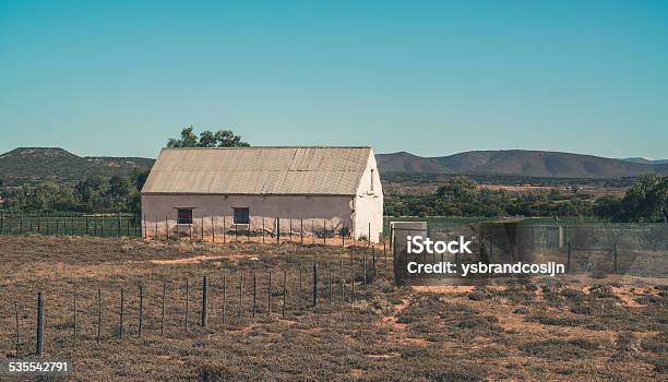 African House With Corrugated Iron Roof In The Swartberg Landscape Stock Photo - Download Image Now