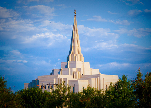 The Washington D.C. Temple is a temple for the LDS church (The Church of Jesus Christ of Latter-day Saints). Also known as the Mormon church. It is located near Washington DC, USA in Kensington, Maryland.