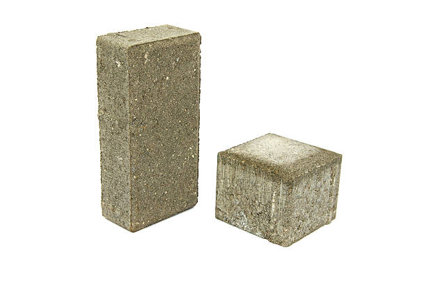 istock two  gray  street pavement concrete bricks paving stone isolated 535558049