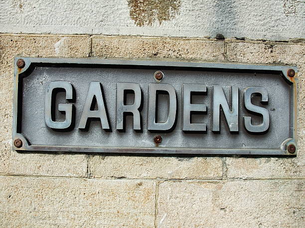 istock Gardens Metal Sign 535558643